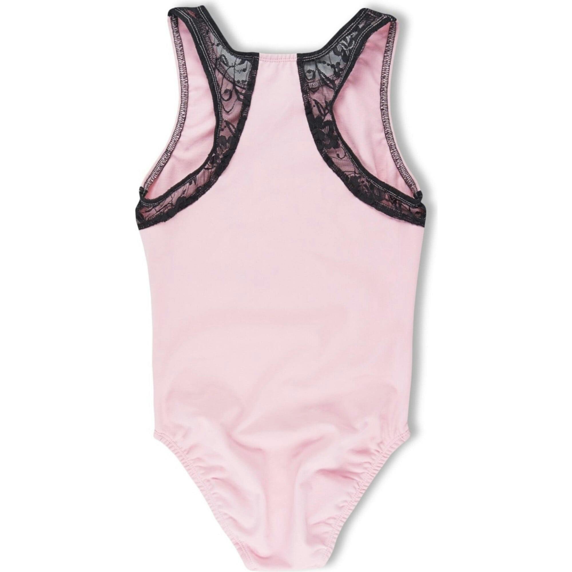 Power Ballet Pink Racer Back Leotard, Pink