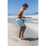 Gingham splash classic swim shorts