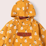 Summer Pears Recycled Waterproof Packaway Anorak, Gold