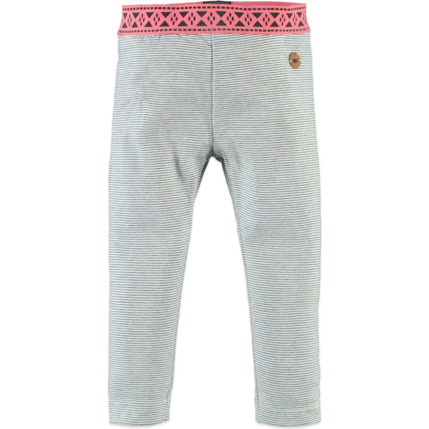 Abstract Waistband Leggings