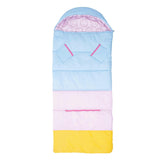 Sleep-N-Pack™ – Big Kid Size | Color Block Camp Collection: Pink Smile Face