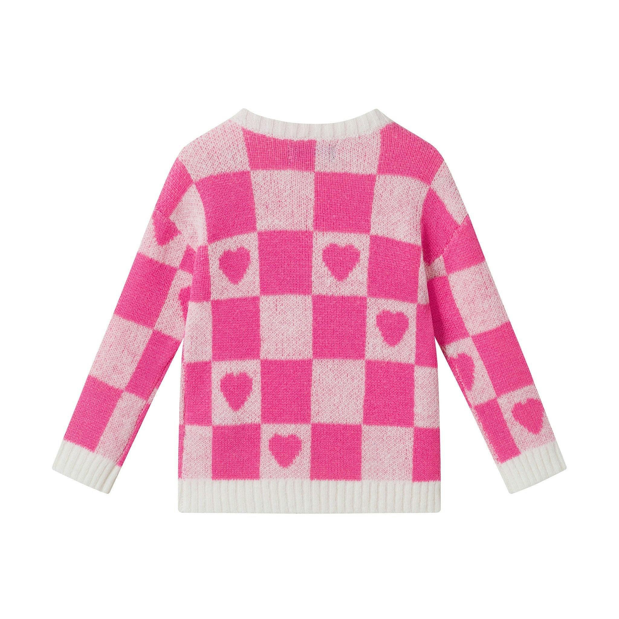 Infant (9-24M) Girls 3-Piece Sweater Set | Patchwork Hearts