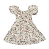 Peasant Bubble Sleeve Dress Isabella Paisley
