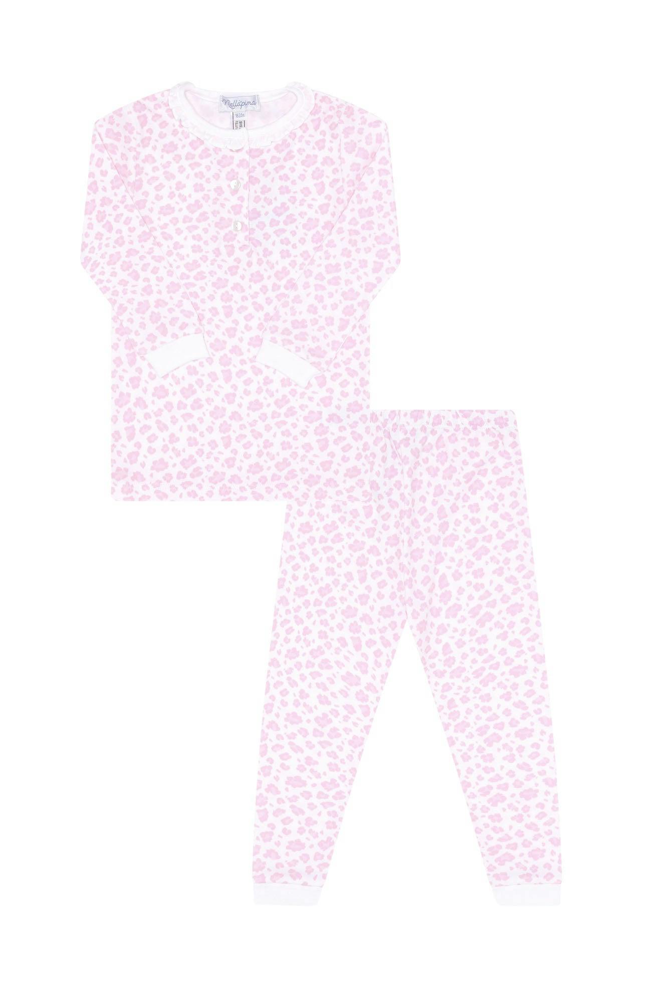 Pink Cheetah Print Pajama, Pink