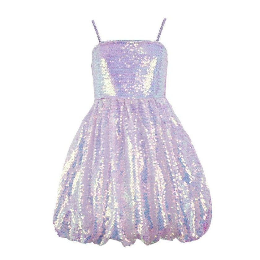 Lavender Haze Gems Bubble Dress