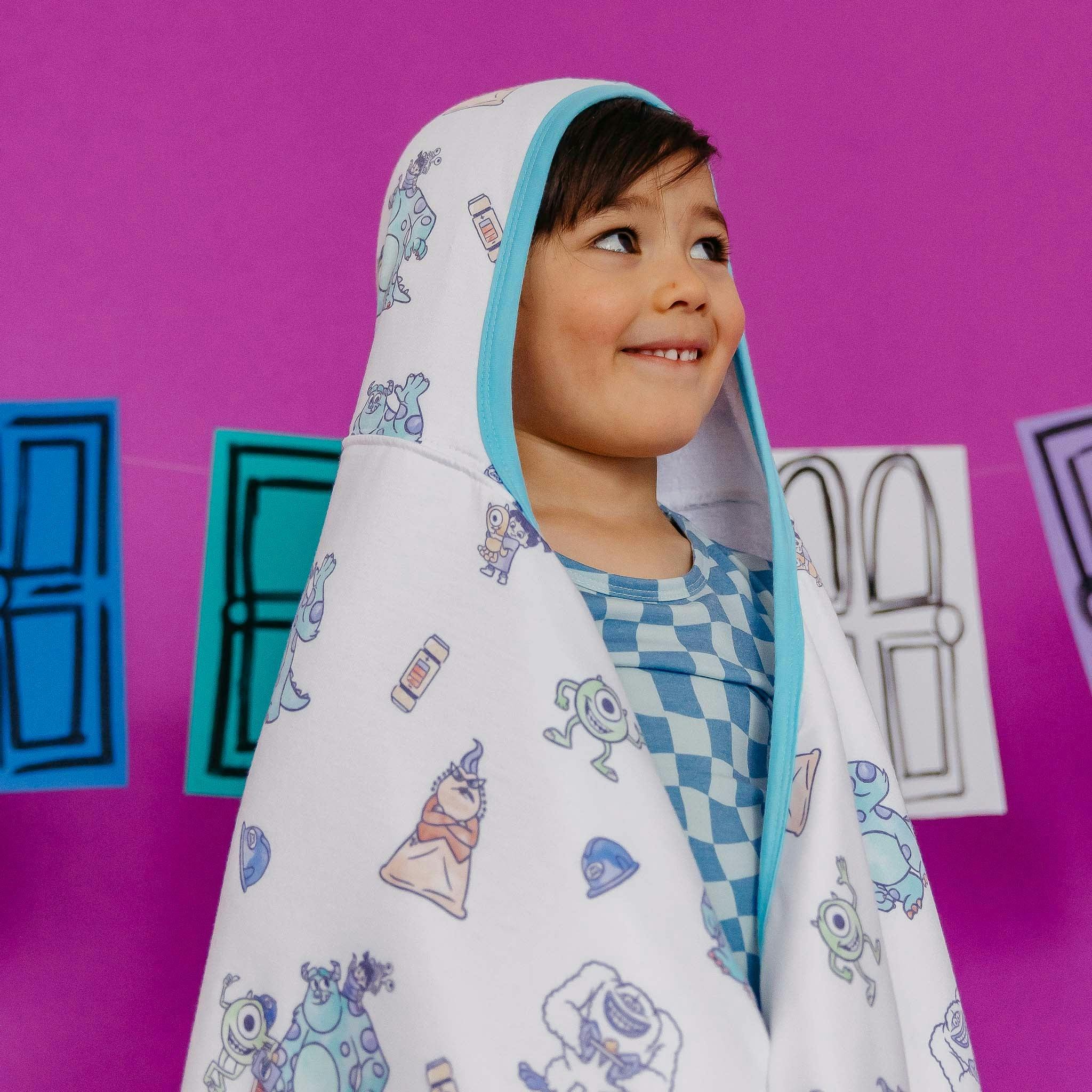 Premium Big Kid Hooded Towel - Monsters, Inc. Friends