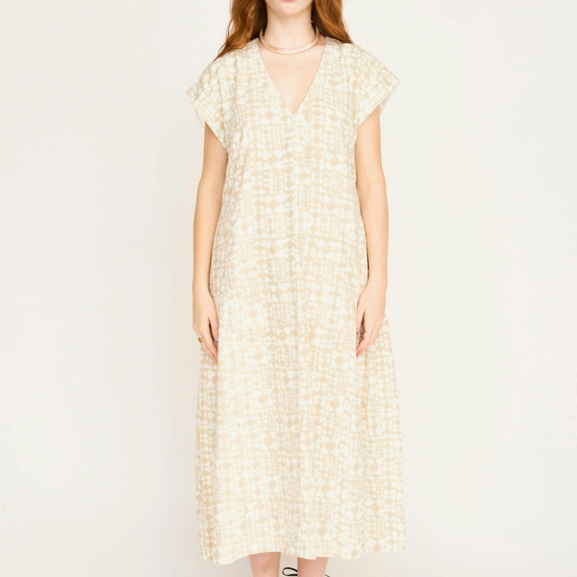Oaxaca Dress in Sandcastle