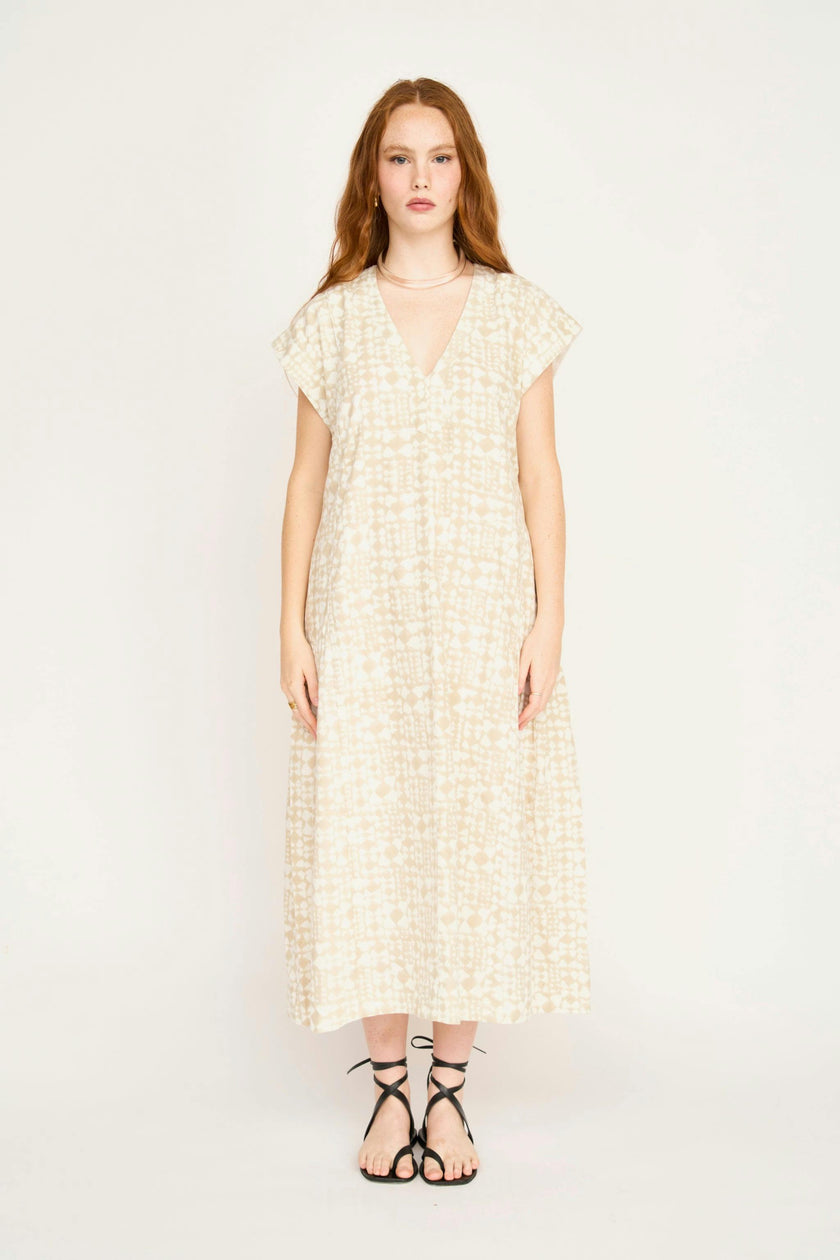 Oaxaca Dress in Sandcastle