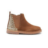 Olivia Suede With Sparkles Chelsea Boots
