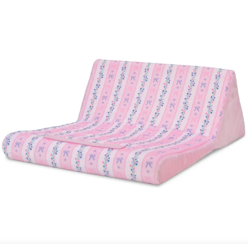 Floral Striples Tablet Pillow