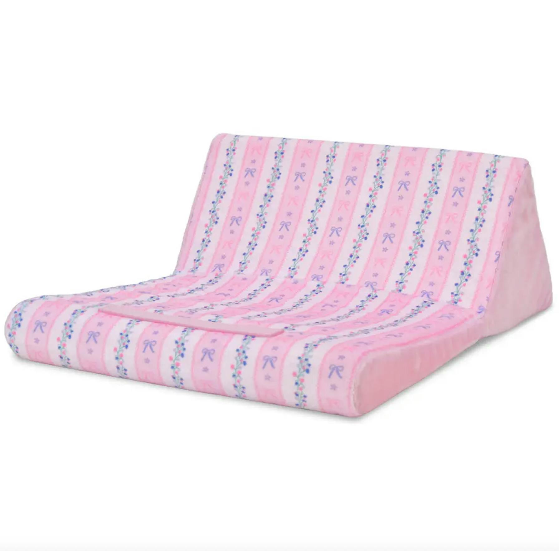 Floral Striples Tablet Pillow
