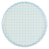 Gingham Reusable Large Plates
