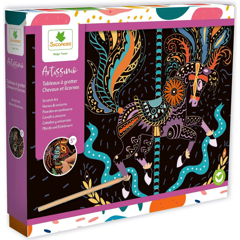 Artissimo - Scratch Art - Horses And Unicorns - 5y+