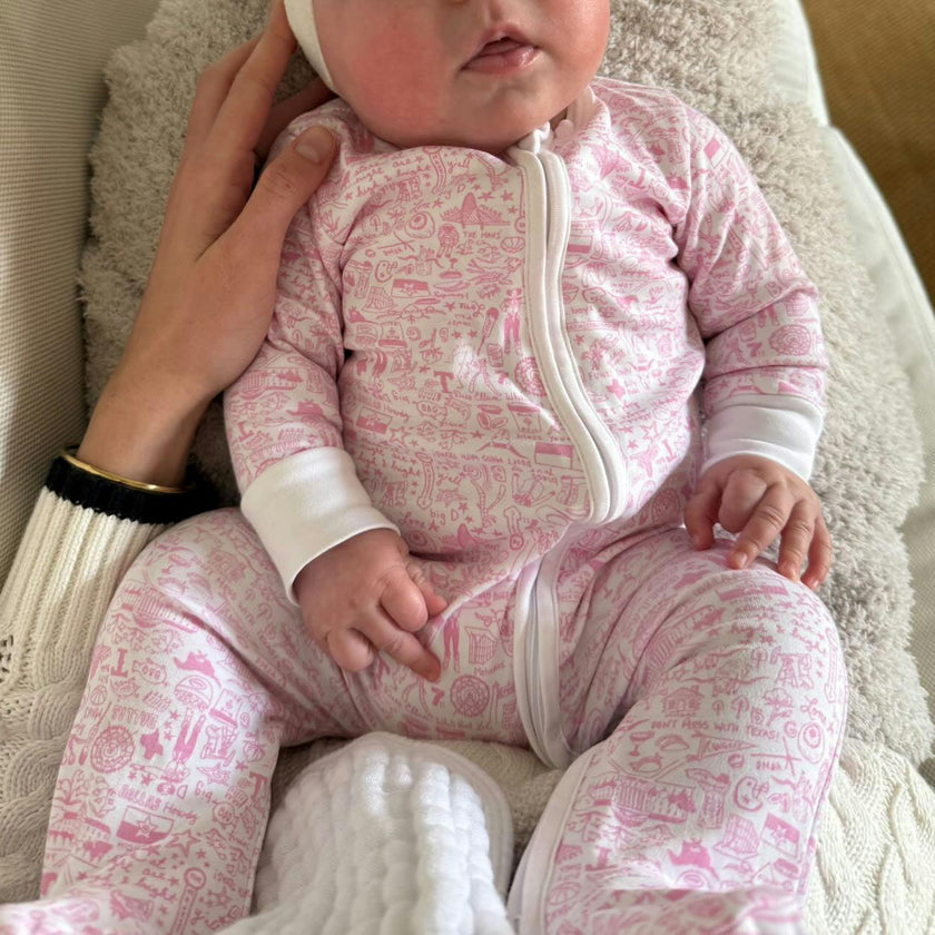 Dallas-Fort Worth Zip Baby Onesie