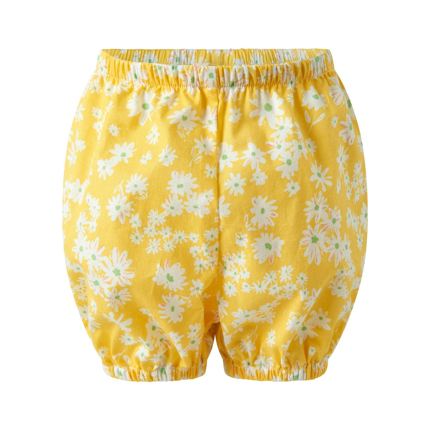 Yellow Daisy Peter Pan Collar Dress and Bloomers
