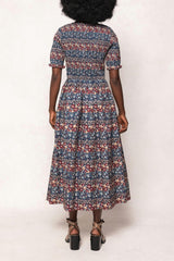 Parker Dress in Dusk Floral Medley