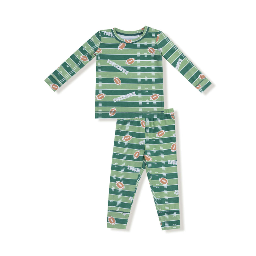 Football Field - Glow in the Dark - Long Sleeve Loungewear Set