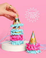 Cat Mini Party Hats - 10 paper hats