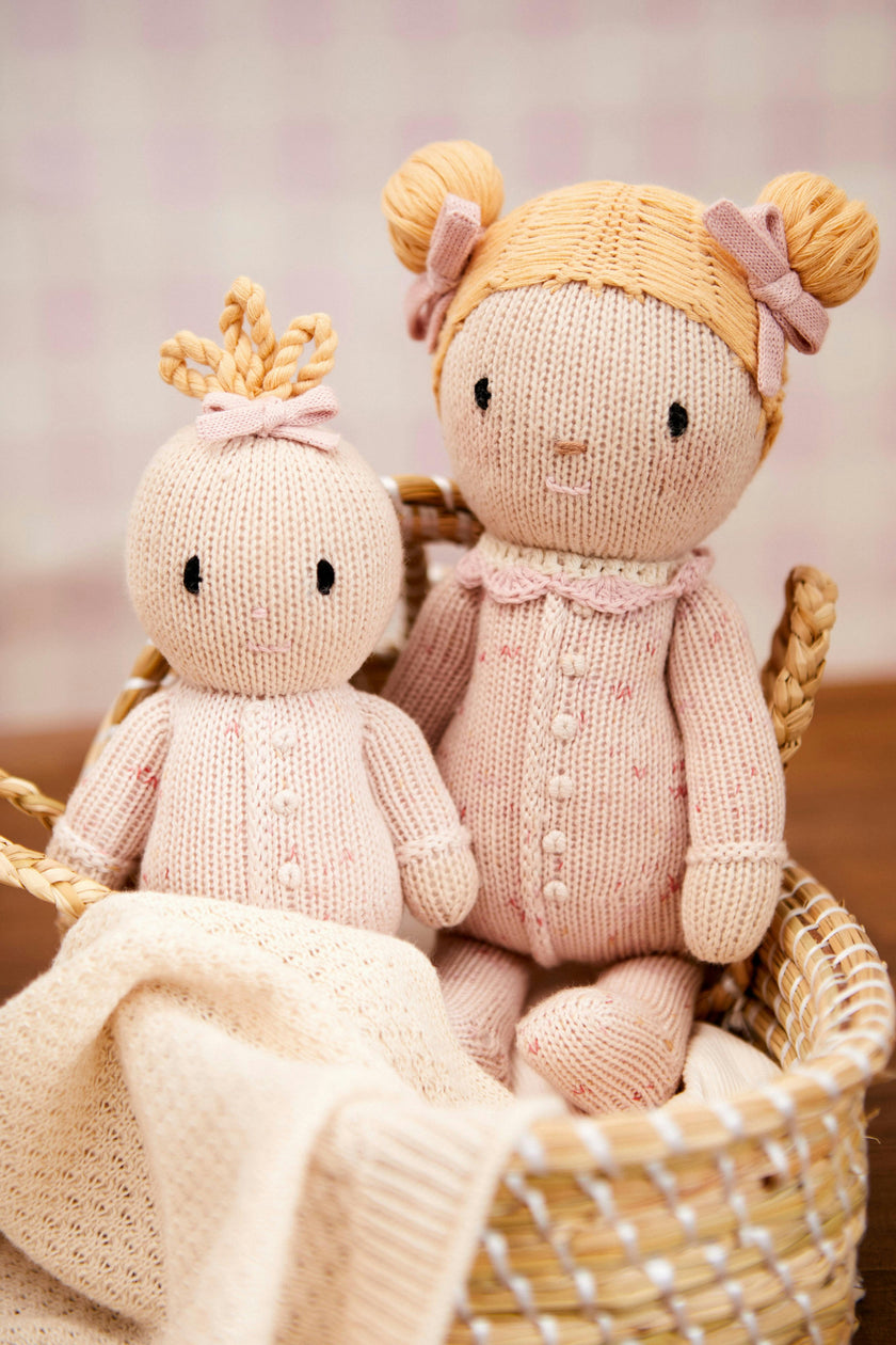 Baby Marie doll 11" - Confetti pink