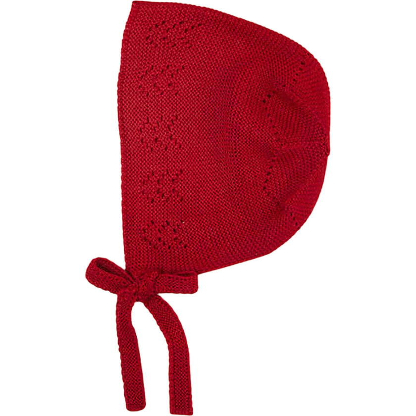 Openwork Bonnet in Burgundy (S-L)