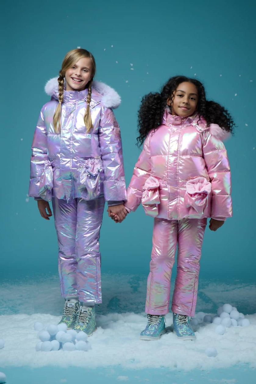 Pink Hologram Snow Set
