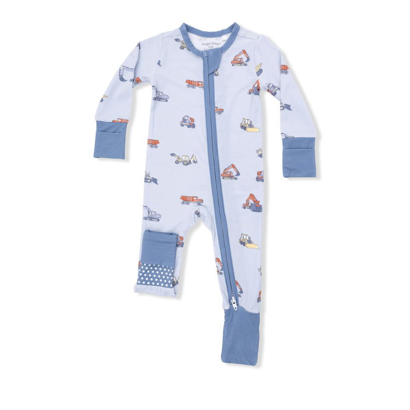 Construction Vehicles - Convertible Romper