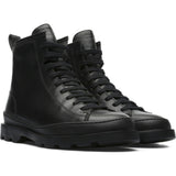 Women's Lace Up Brutus Boot, Black