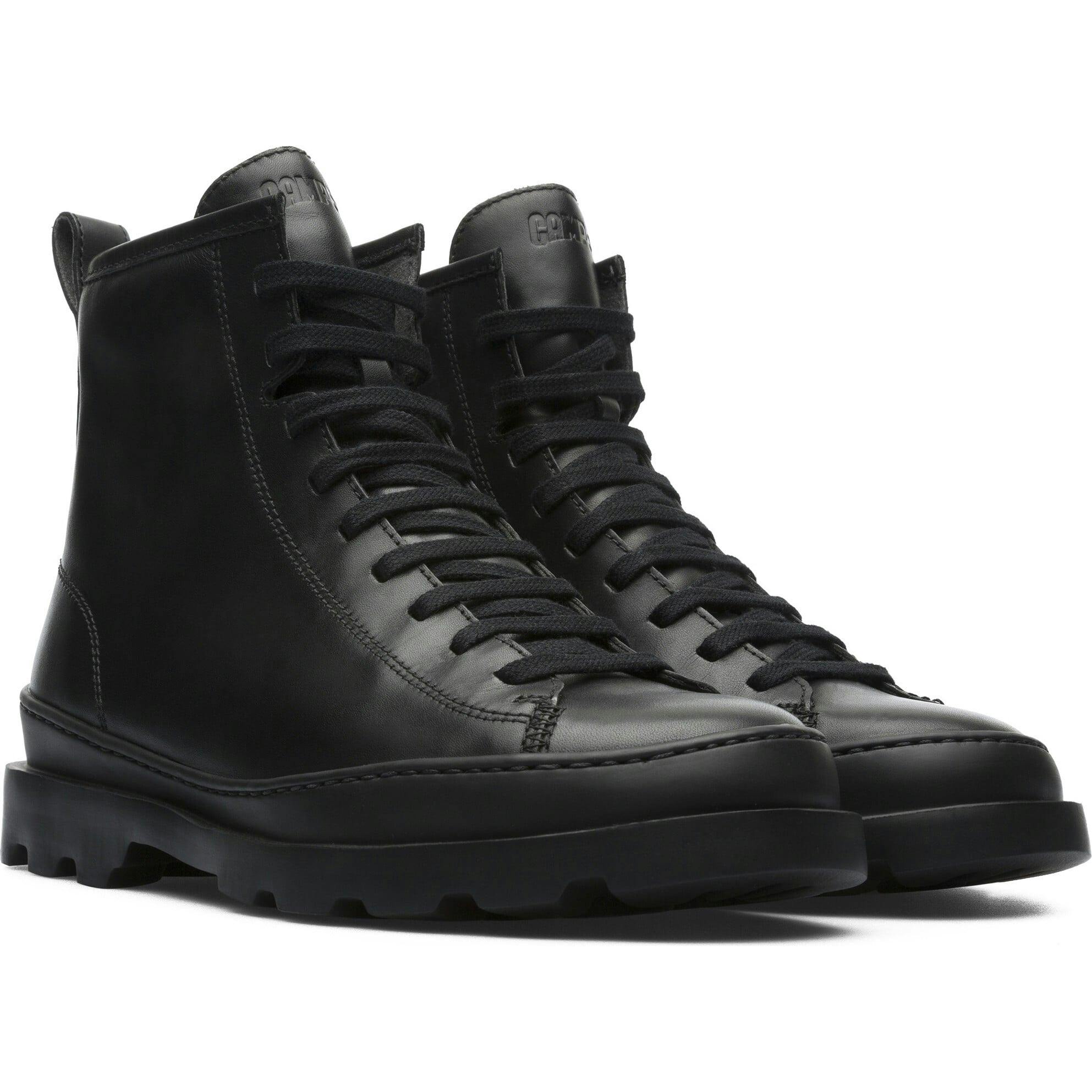 Women's Lace Up Brutus Boot, Black