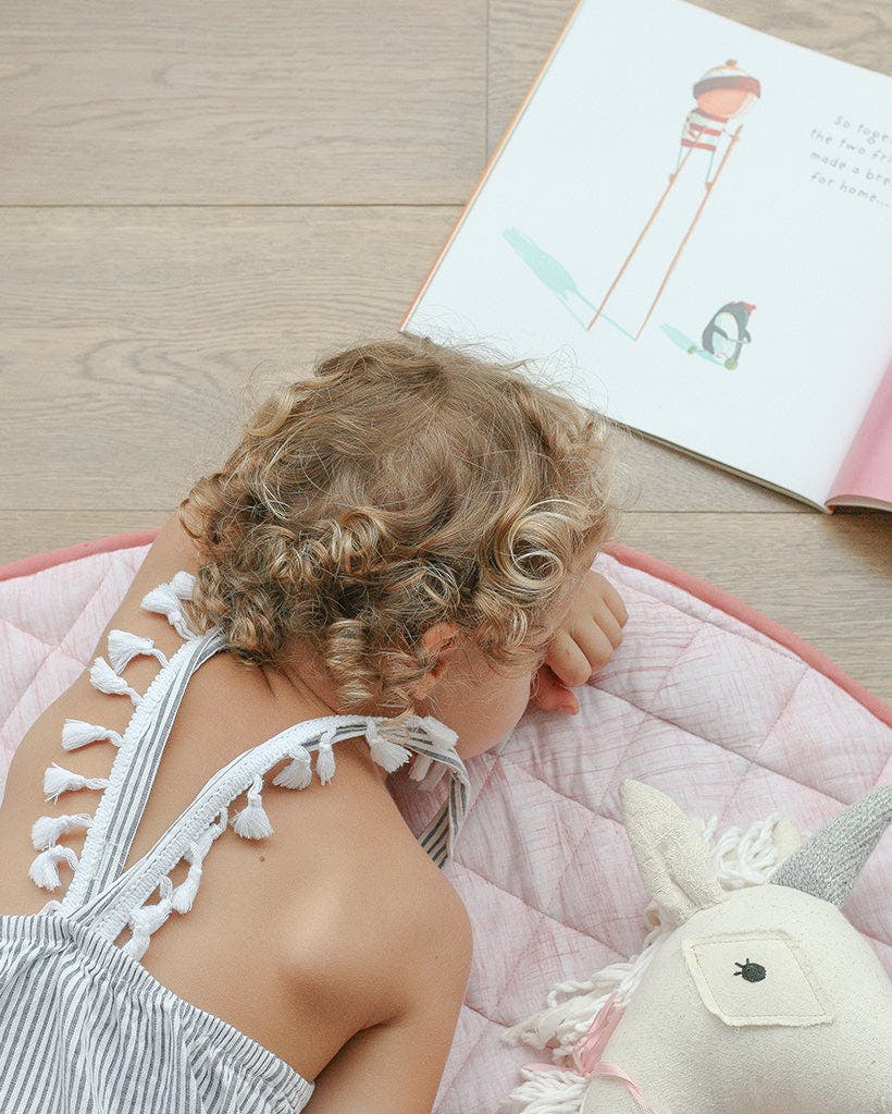 Washable Brush-Stroked Play Mat