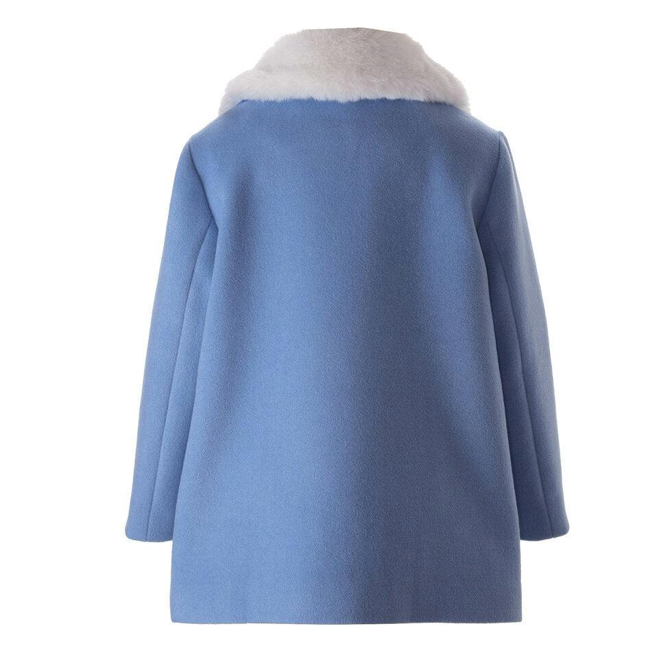Faux Fur Collar Coat