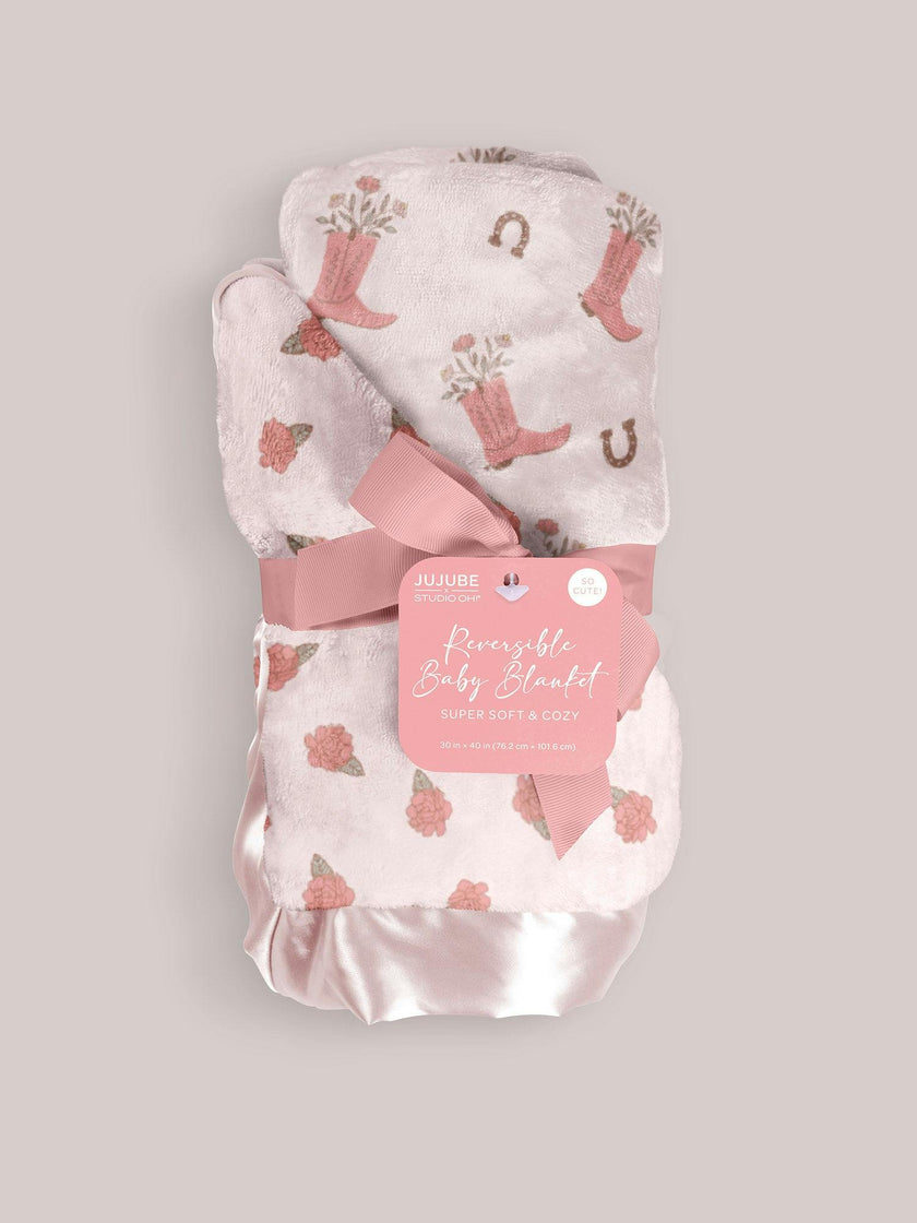 JuJuBe × Studio Oh! Printed Reversible Baby Blankets