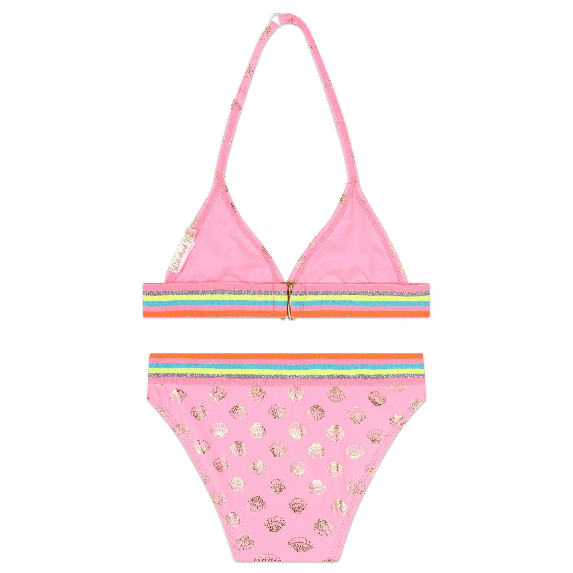 Pink Seashell Print Bikini