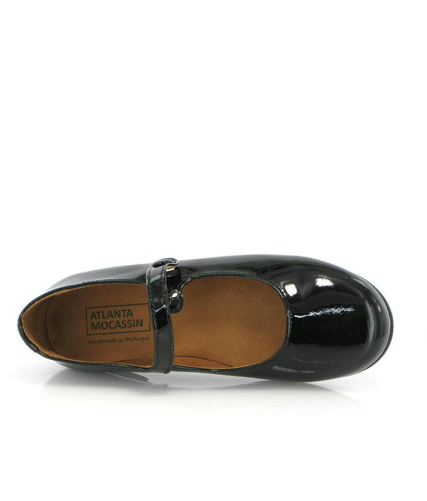 Patent Leather Mary Jane Ballerina, Black