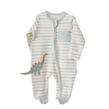 Dino Dreams Zip-Up Onesie