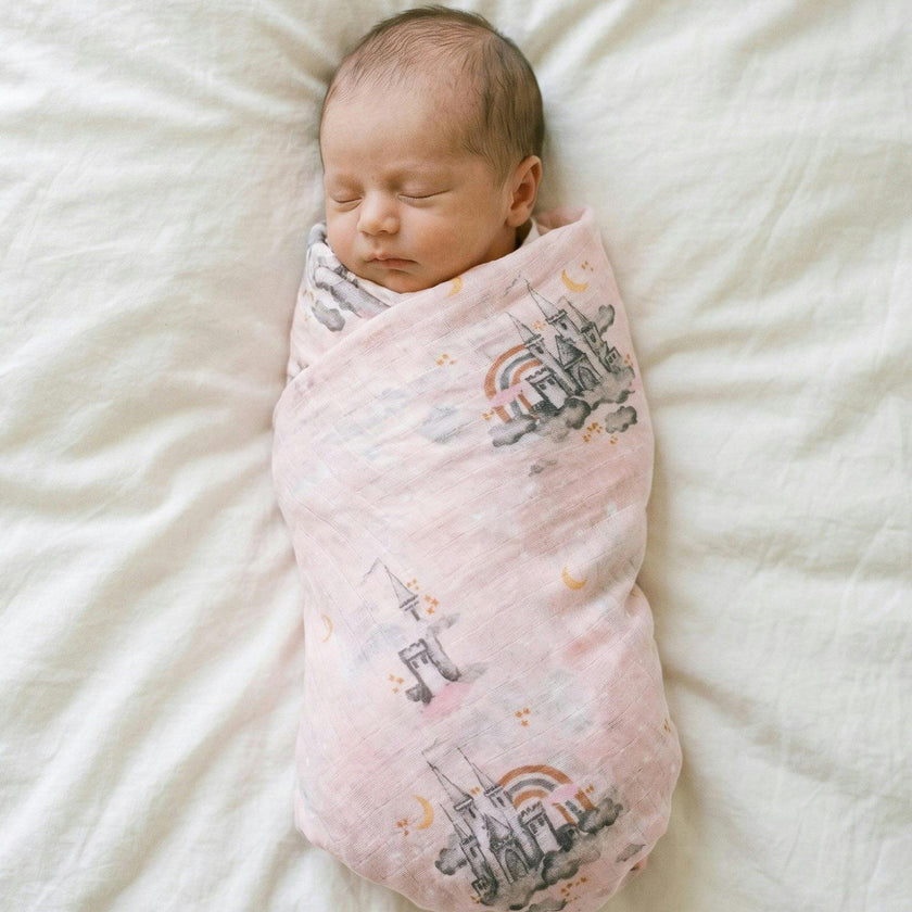 Organic Swaddle - Castles