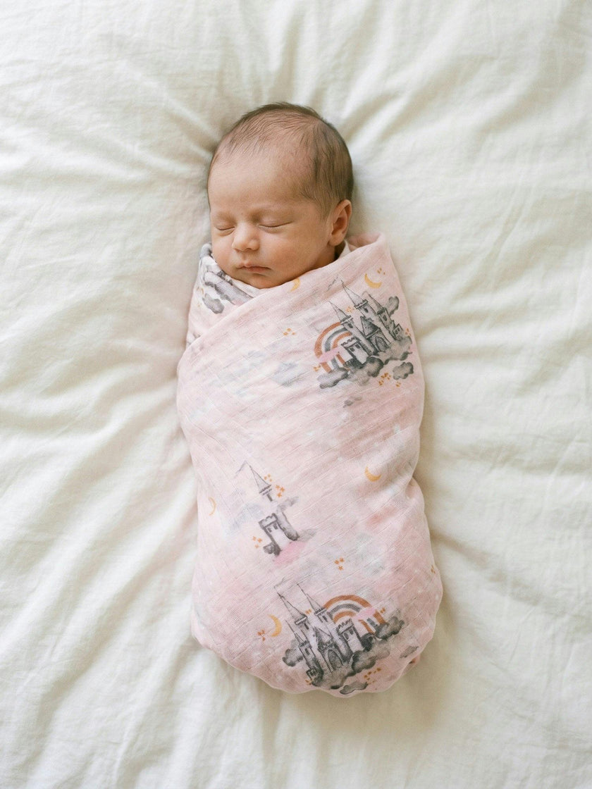 Organic Swaddle - Castles