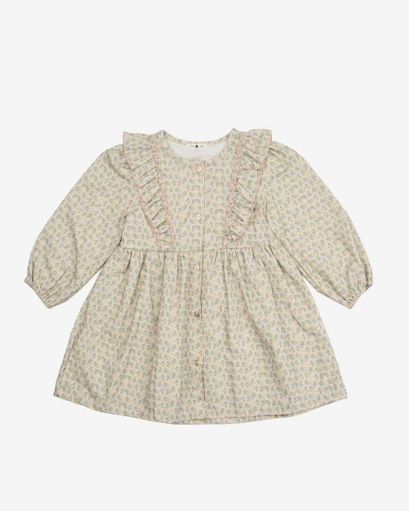 Maddie Ruffle Corduroy Dress