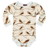 Owl Bamboo Long Sleeve One Piece