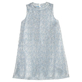 Swing Dress - Blue Crinkle Stars