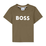 Dark Stone BOSS Logo T-Shirt