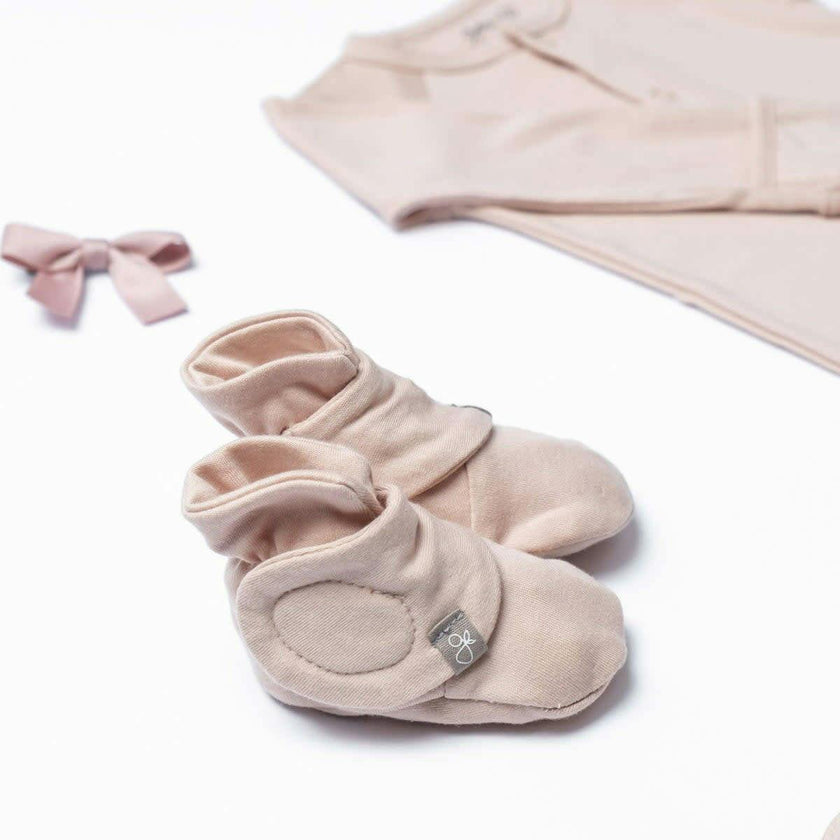 STAY ON BOOTS | ROSE — Bamboo Organic Cotton Blend, 0–12M