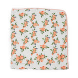 Original Cotton Muslin Quilt - Watercolor Roses 2
