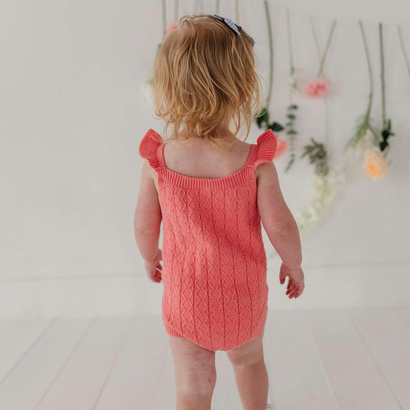 Baby Girl Knit Sweater Bodysuit