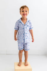 Sailors Boy Pima Cotton Short Pajama Set – Soft Two-Piece