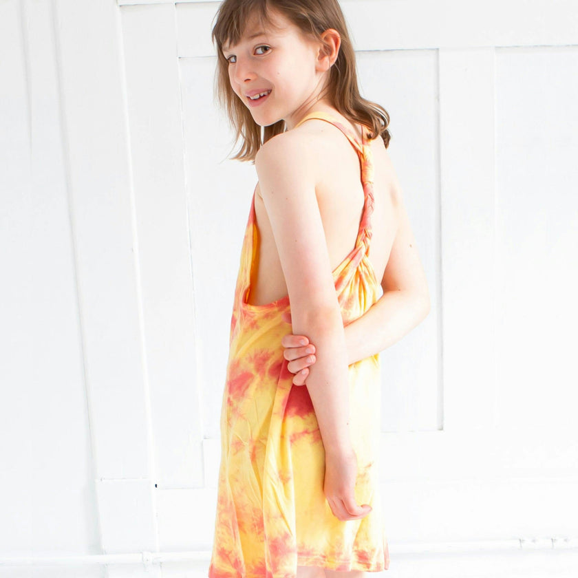 Em Braided Tie Dye Tank Dress