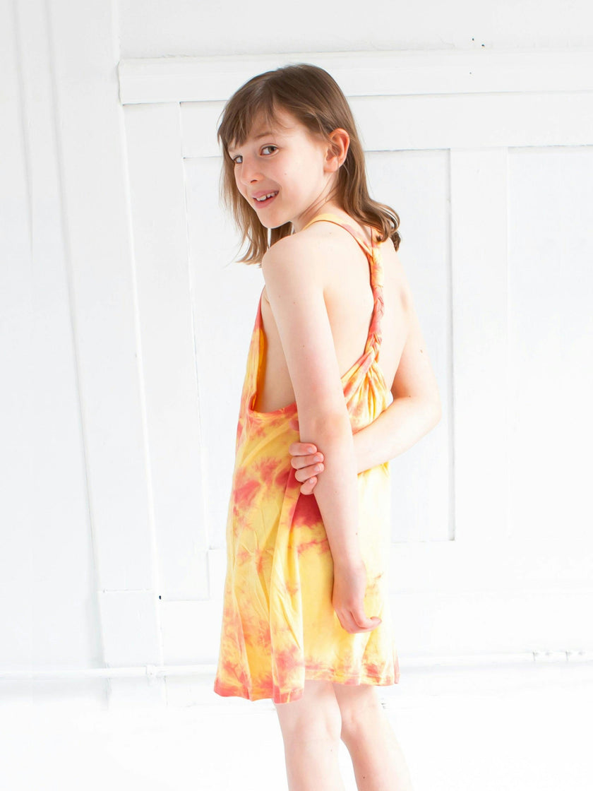 Em Braided Tie Dye Tank Dress