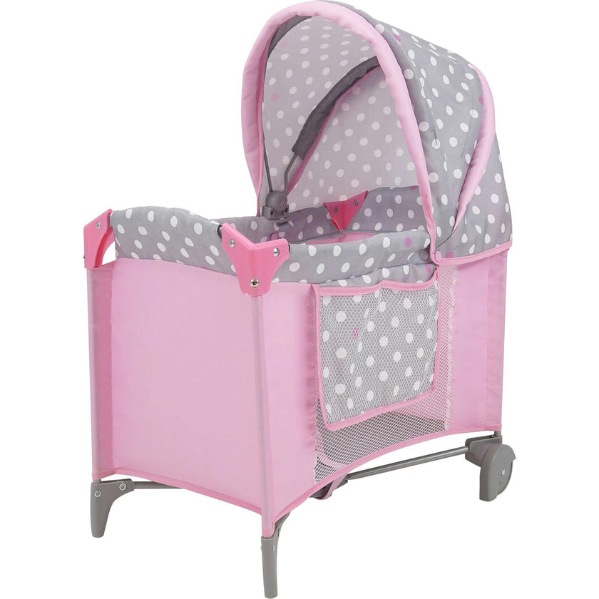 Cotton Candy Pink Doll Play Yard - Pink