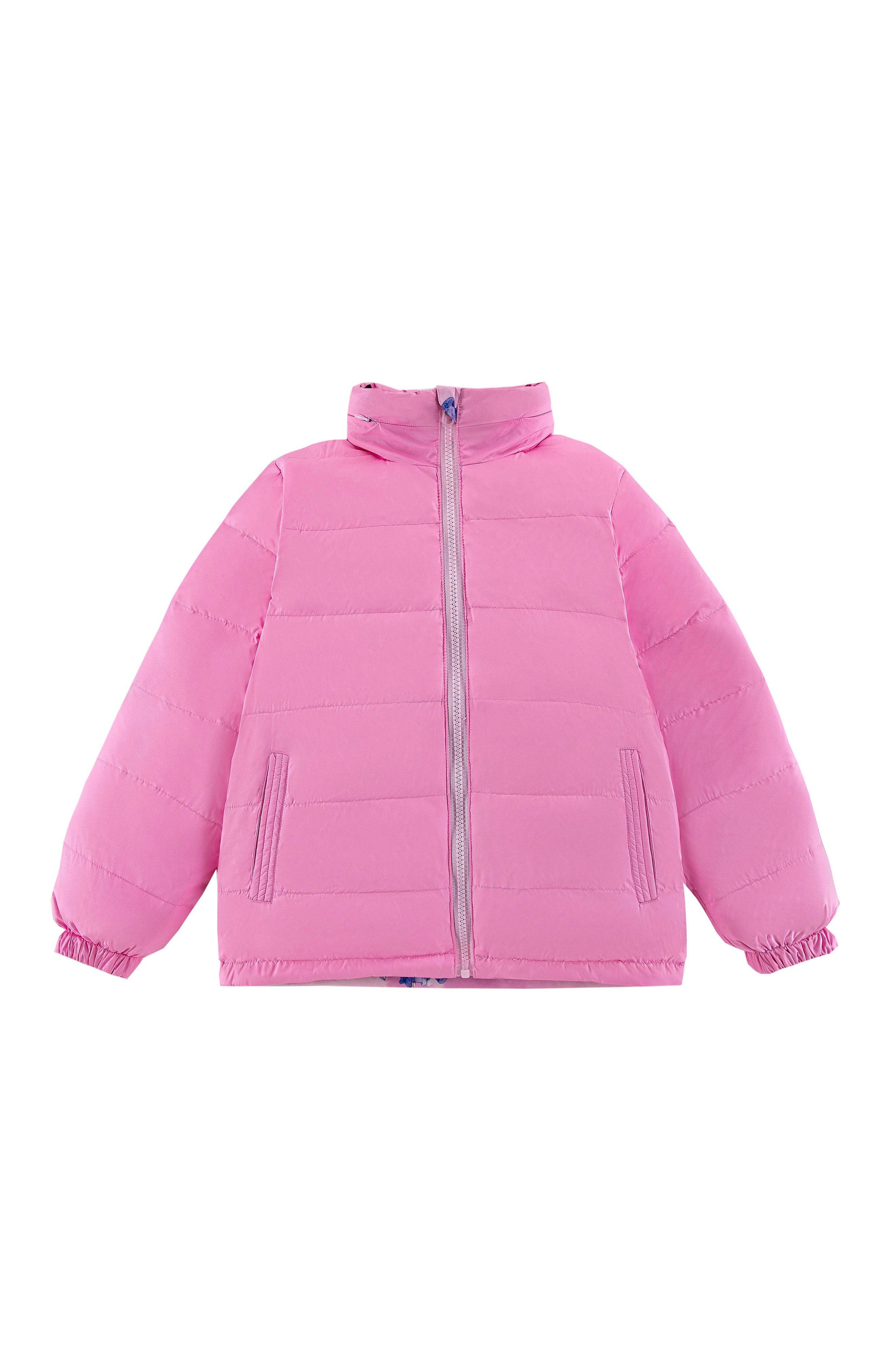 Blake Hooded Reversible Lightweight Down Puffer Jacket, Princess Dream