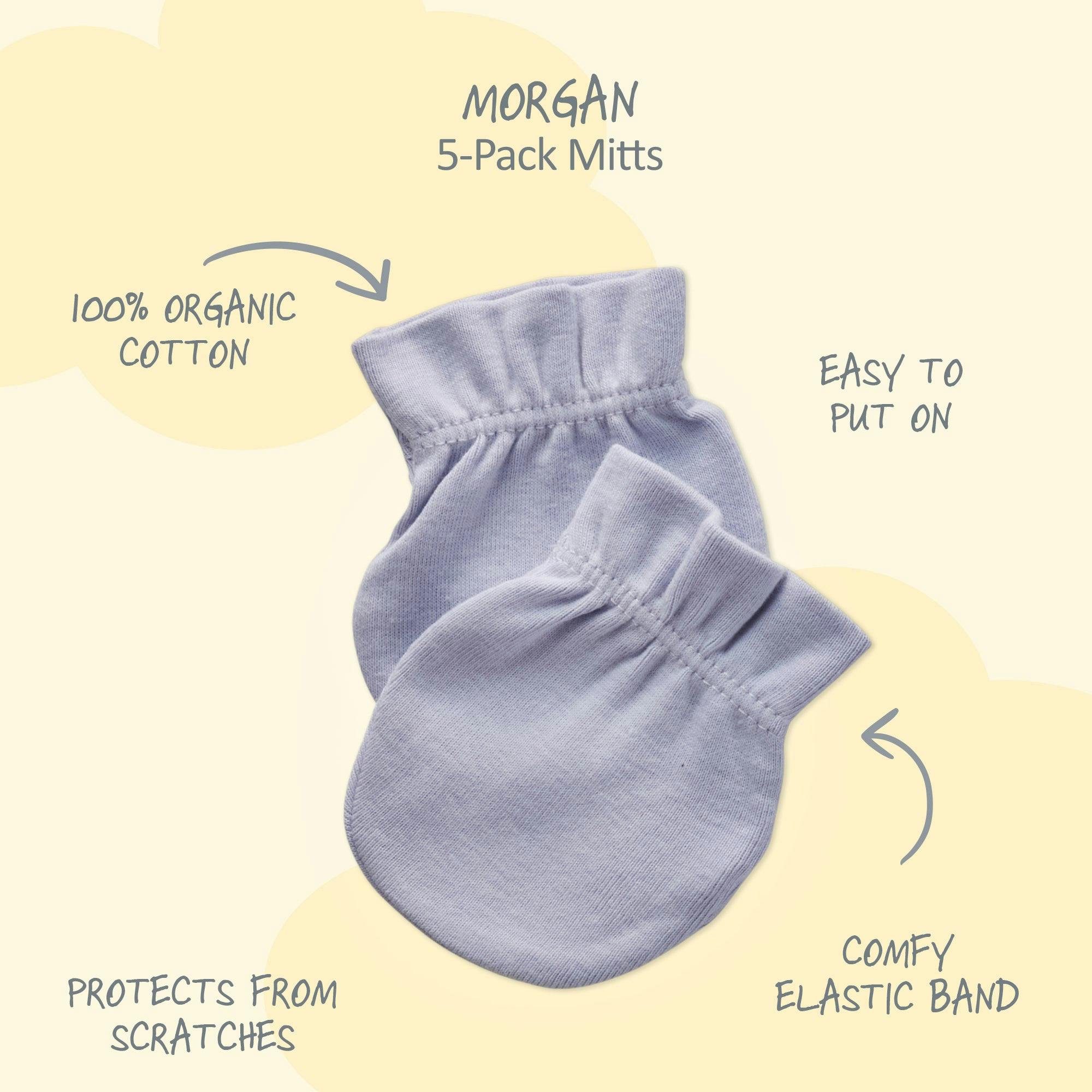 MORGAN 5-Pack Baby Mittens