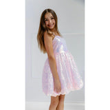 Lavender Haze Gems Bubble Dress